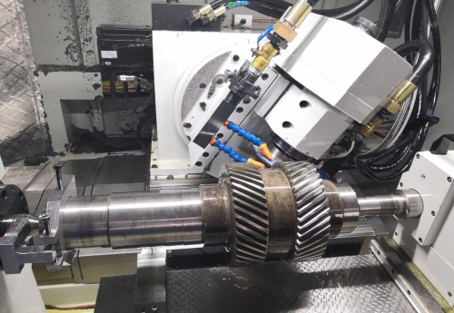Integrated gear shaft design ensures strength, precision