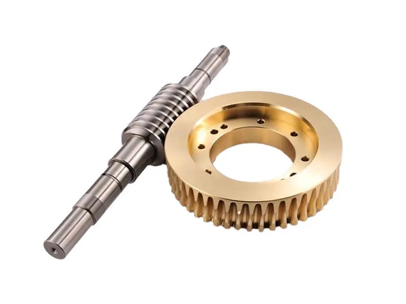 Self-locking worm drive shafts for safety