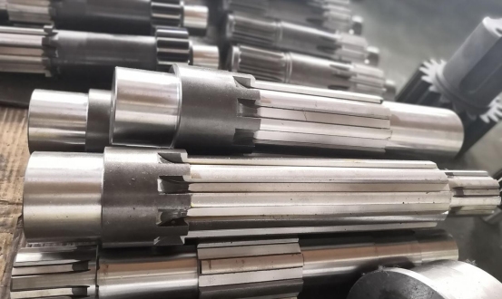 Splined shafts efficiently transmit torque and bear high loads