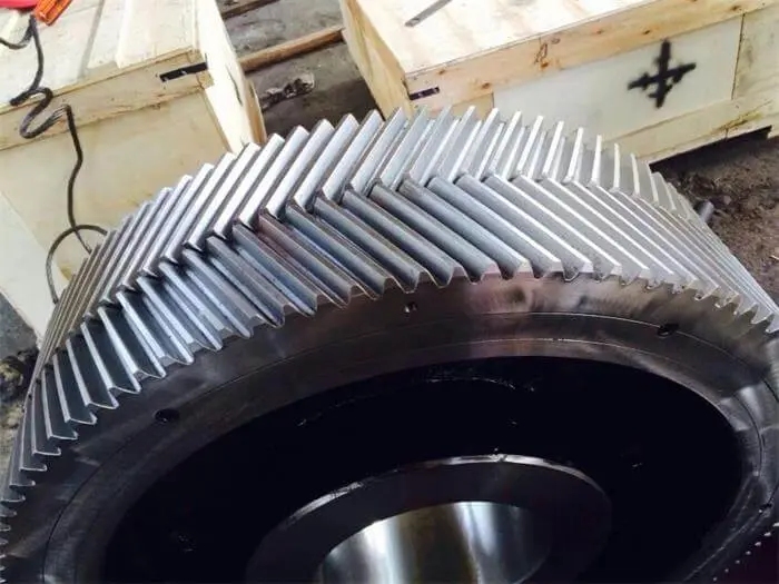 Herringbone gears offer high efficiency and load capacity