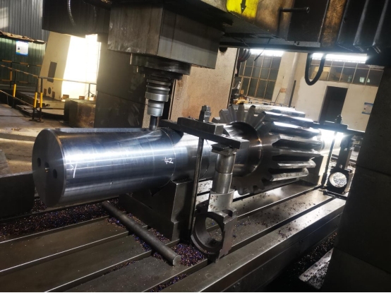 Integrated gear shafts for precision applications