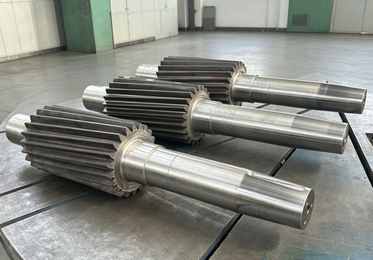 Advanced surface hardening for durable, shock-resistant gear shafts