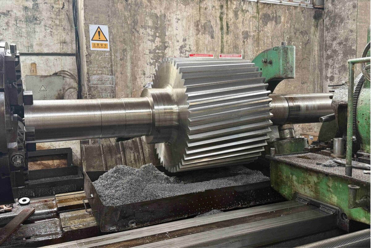 A critical manufacturing sequence is determined by the gear form